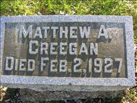 Creegan, Matthew A